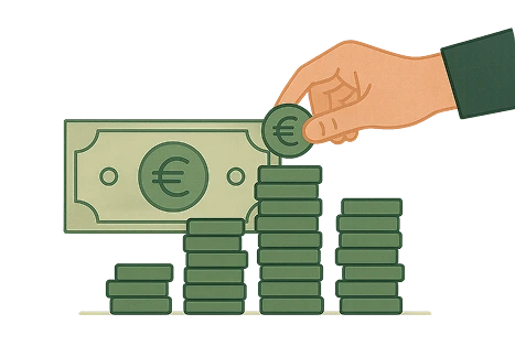 Investors choose amount - starting from €50